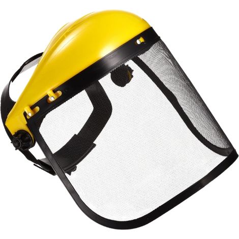 VISIERA A RETE REGOLABILE MASCHERA PROTETTIVA PER DECESPUGLIATORE (1/5)