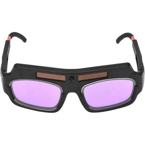 Lunettes de soudure Lunettes de protection protectrices pour assombrissement automatique solaire des lunettes de soudure pour le soudage à l'arc sous argon+lunette de soudure à l'arc lunette de soudu (1/5)