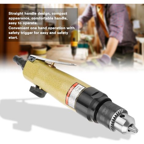 Tournevis pneumatique 3/8" réversible, perceuse industrielle à air comprimé, outil de vissage 900 tr/min (1/5)