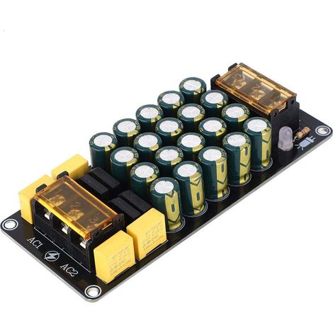 Fafeicy Gleichrichter-Filtermodul, 1200 W 100 V 12 A Gleichrichter-Filterverstärker mit doppelter Leistung, Gleichrichter-Filterplatine mit vier Arbeitsmodi, mit großen Anschlüssen (1/5)