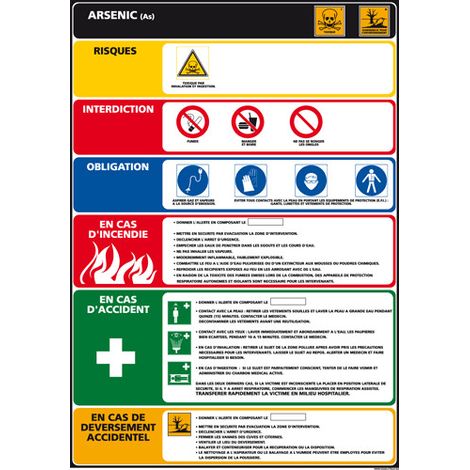 Panneau ARSENIC (C0787) - Adhésif - 210 x 300 mm