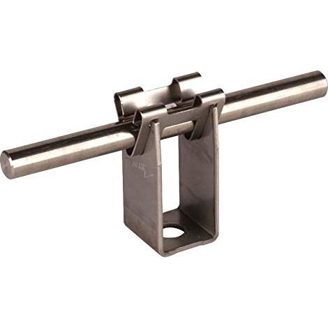Soporte DEHNgrip de 32 mm de altura, acero inoxidable niro 207029