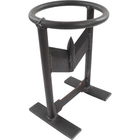 Fendeur de bûches à perçage central 2V, séparateur de bûches haute résistance, séparateur de bûches robuste, séparateur de bûches manuel en forme de coin pour poêle à bois et cheminée (1/5)