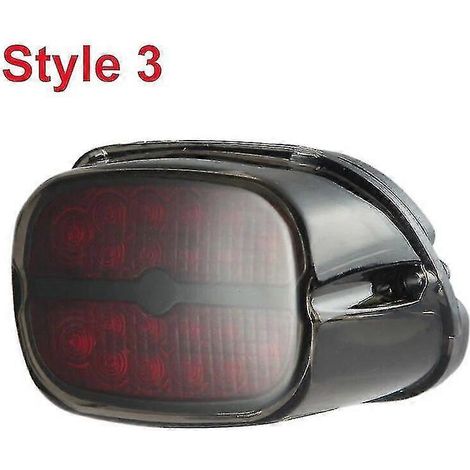 Feu arrière LED pour moto (1 pièce) - Feu stop arrière pour Harley Dyna/Touring (1/5)