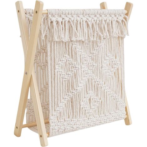 Support de livres en , panier de rangement bohème, panier de rangement pour la maison, support de livres debout, panier en , panier de rangement multifonctionnel, panier de (1/5)