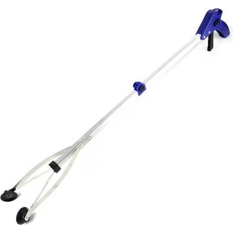 Pince de préhension pliable à long manche, outil de ramassage lourd - Bleu (1/5)