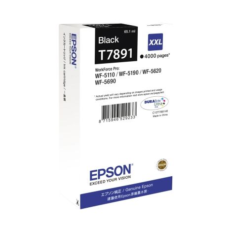 Epson C13T789140 Druckerpatrone T7891 XXL schwarz 4,000 Seiten (C13T789140) (1/2)