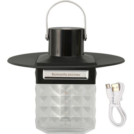 Tragbare, wiederaufladbare LED-Campinglampe mit einstellbarer Helligkeit (1/5)