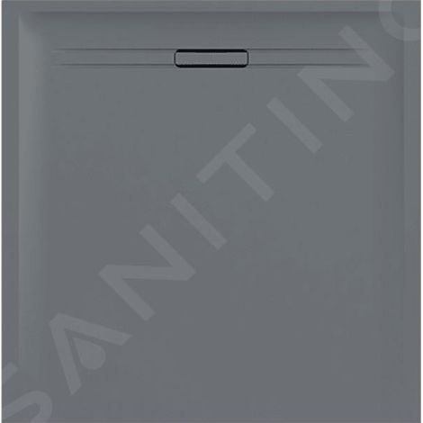 Receveur carré Geberit Sestra 80 x 80 Gris Structure ardoise - GEBERIT 550.291.00.2 (1/3)