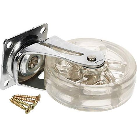 KOTARBAU Rouleau de meuble transparent Ø 75 mm pour tous les types de sols (1/5)