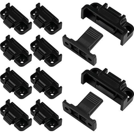 Connecteur Pour Panneaux De Meubles,Clip de Fixation Jonction Rapide 10 Pièces - Clip Assemblage Pour Panneaux Meuble,Destiné à Cuisine, Armoire, Bain, Vanité, Techniciens, Professionnels, Amateurs et