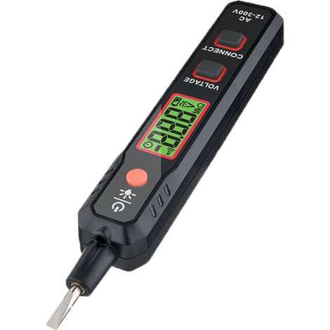 Testeur de tension intelligent Harper HT89, détection de tension AC 12–300V, test de continuité et de point zéro, 1 pièce