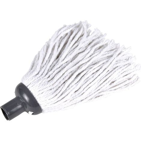 Tête de Balai "Franges Longues" 22cm Écru