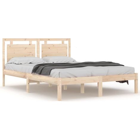 Maison Exclusive - Massivholzbett 120x190 cm (1/5)