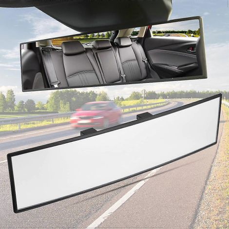 Rétroviseur panoramique 30cm - Convexe universel - Fixation intérieure (1/5)