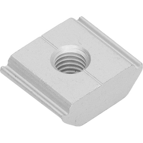 Écrou coulissant, 100 pièces de rechange Écrous de fente en T Alliage d'aluminium avec filetage M8 pour supports photovoltaïques (1/5)