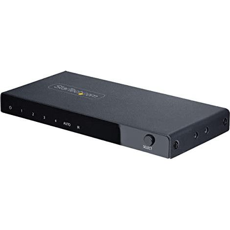 StarTech.com Switch Conmutador HDMI de 4 Puertos de 8K a 60Hz - Switch Selector HDMI 2.1 de 4K a 120Hz HDR10+ UHD - 4 Puertos de
