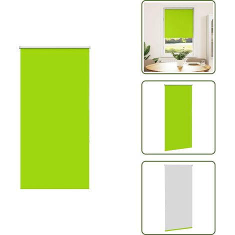 vidaXL Verdunkelungsrollo Grün 85x130 cm Stoffbreite 80,7 cm Polyester (1/5)