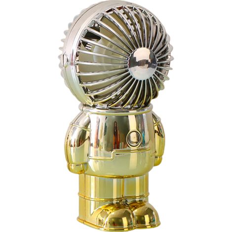 Ventilateur de Bureau Mini USB Astronaute Mignon - Ventilateur Silencieux Portable pour Chambre et Bureau (1/5)