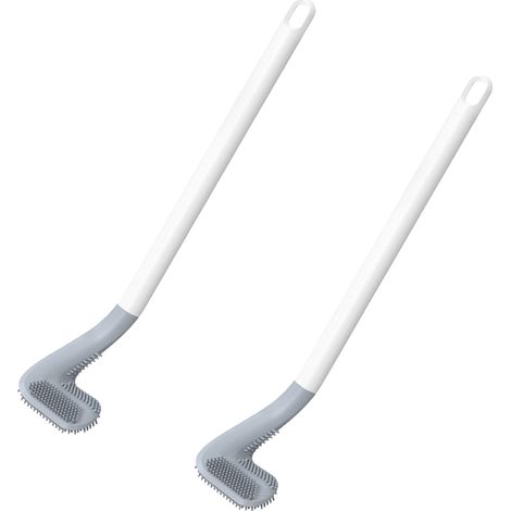 Brosse WC Design Golf - Installation Sans Clou - Pour Salle De Bain Et Lavabo - Lot De 2 (1/5)