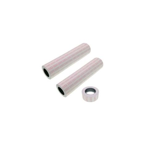 10 rotoli con un totale di 5500 etichette prezzo, etichette adesive prezzo 21 mm x 12 mm, 550 pezzi per rotolo - Crezuo