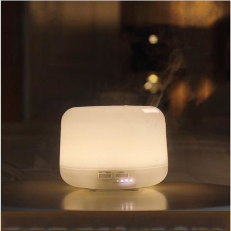 (Blanc)300ML Diffuseur d'Huile Essentielle/Humidificateur Ultrasonique/Diffuseur Aroma (1/3)