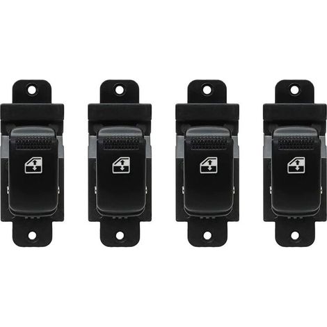 Aplicable a 4 interruptores de control de elevalunas eléctricos para Sonata, Optima, Rio, Sedona y Setra, lado del pasajero, lado derecho, modelo 93580-3D000