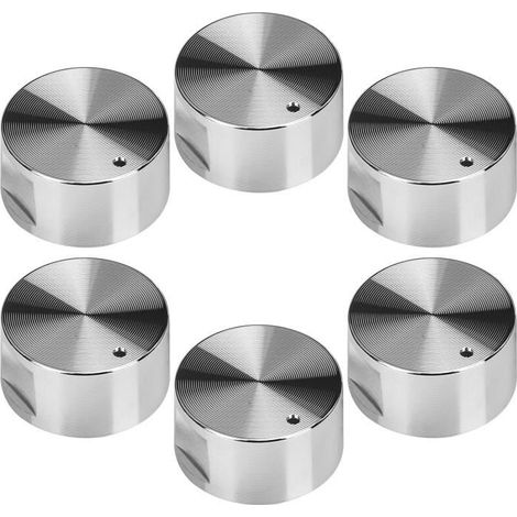Boutons de commande universels - HAUTE QUALITÉ - 6 pièces - Alliage de zinc - 6mm - Design moderne (1/4)