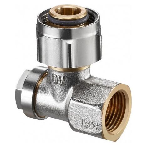 OVENTROP Raccord d'équerre d'arrêt Combi 3 G 3/4 ÜM x Rp 1/2, 1016567