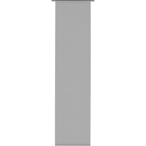 Gardinia Flächenvorhang Entry grau 60 x 245 cm Schiebegardine