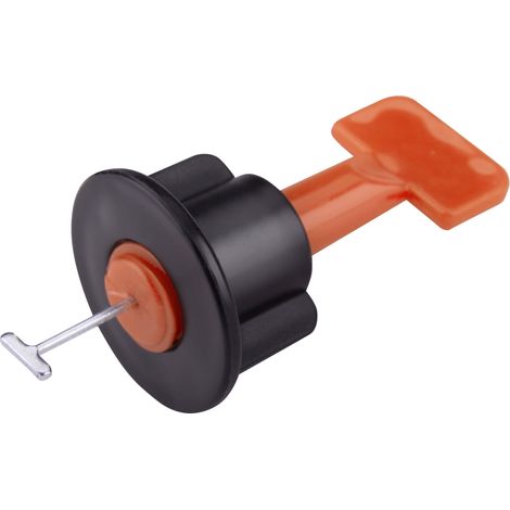 EXTOL PREMIUM clip distanziatrici/livellanti, riutilizzabili, set da 50 pezzi, per livellare piastrelle/pavimentazioni fino a uno spessore massimo di 17 mm 8845010 (1/4)