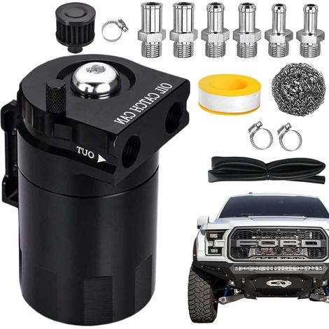 Pot d'huile universel respirant pour modification automobile - avec boule de nettoyage du filtre à air (1/5)