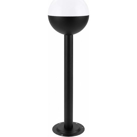 Balise LED extérieure, douille E27, IP44 étanche, finition noire. Idéale pour entrées, façades, jardins (Ampoule non incluse), Noir (1/5)