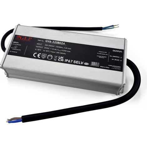Fuente De Alimentación Estanca 24V DC - 320W - IP67 - GV6