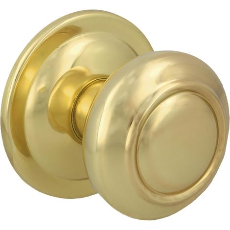 BOUTON DE PORTE D'ENTRÉE EN LAITON - 70 MM (1/5)