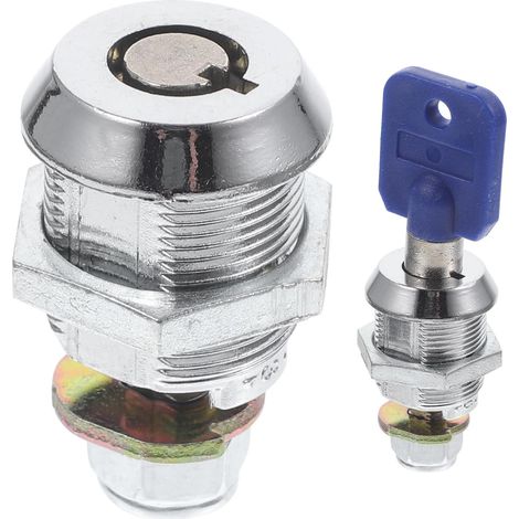 Serrure à came tubulaire Vaguelly 17 mm pour portes et armoires (1/5)
