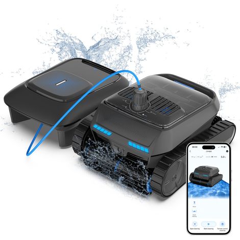 Airrobo – Robot piscine intelligent – Nettoyage complet surface, fond, parois, ligne d'eau – Navigation intelligente, retour automatique, connectivité Wi-Fi