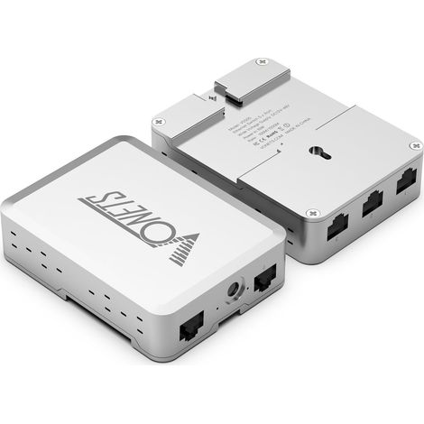 Industriel 5 Ports Gigabit Switch Ethernet RJ45 Splitter Extend LAN Port réseau LAN, 4 Ports + 1 Port de Liaison Montante, Plug&Play, Metal Design, Universel pour Appareils de réseau (1/5)