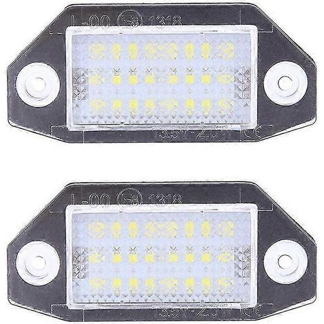 Lámpara de matrícula de 12 V con 24 LED para Ford Mondeo MK3 2000-2007