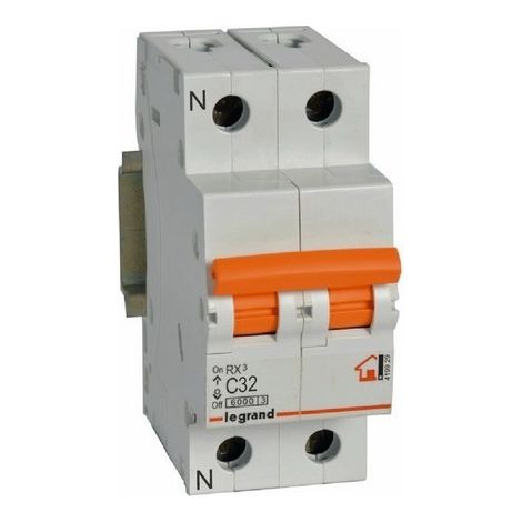Boîtier disjoncteur RX3 1P+N 6kA 32A