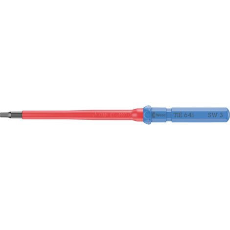 Wera Kraftform Kompakt VDE 64 i 3,0 x 157 mm TIE Elettricisti Brugola interna Lama intercambiabile per giraviti 3.0 mm (1/5)