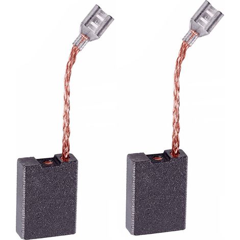 Spazzole di carbone 7 x 17 x 23 mm rif. 9069, 2 pezzi