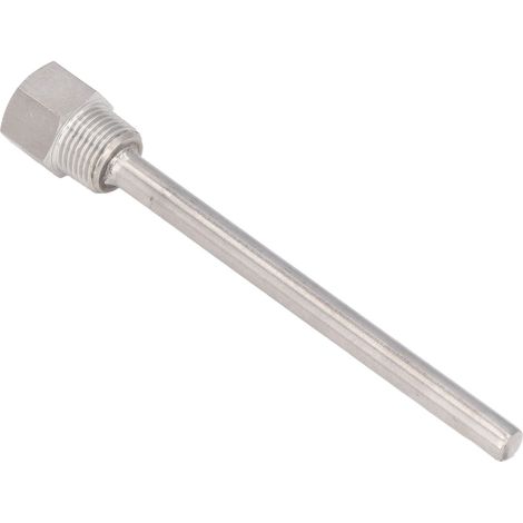 Manomètre bimétallique 6 pouces, filetage extérieur/intérieur G1/2, gaine en acier inoxydable, capteur de température avec tube de protection pour boîtier de résistance thermique (1/5)