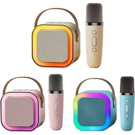 TrAdE Shop Traesio - Cassa Altoparlante Bluetooth Con Microfono Professionale Audio Piccola Per Casa Karaoke - (1/5)