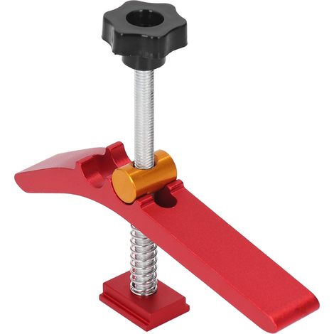 Serre-joint de serrage T-track atelier bois réglable en alliage aluminium outil de fixation pour rainure (1/5)