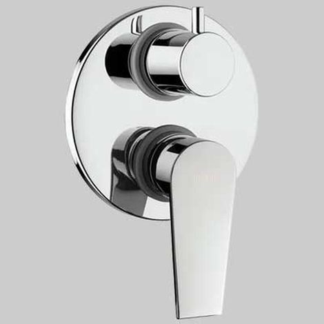 MONOCOMANDO DOCCIA INCASSO CON DEVIATORE LOGOS - Cromo
