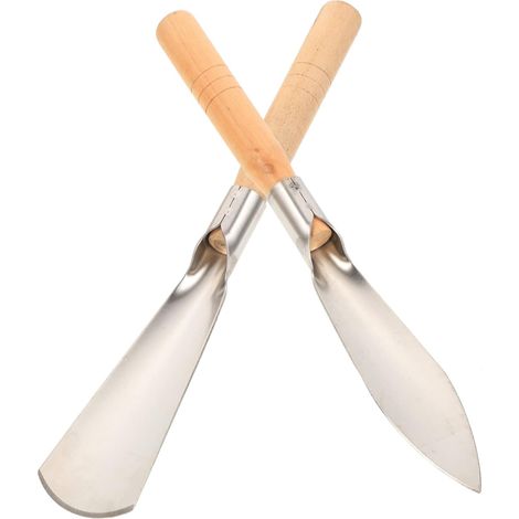 Trowel De Jardin en Acier Inoxydable 2 Pièces Outils De Jardinage Maniables pour Planter Fleurs Légumes Et Herbes (1/5)