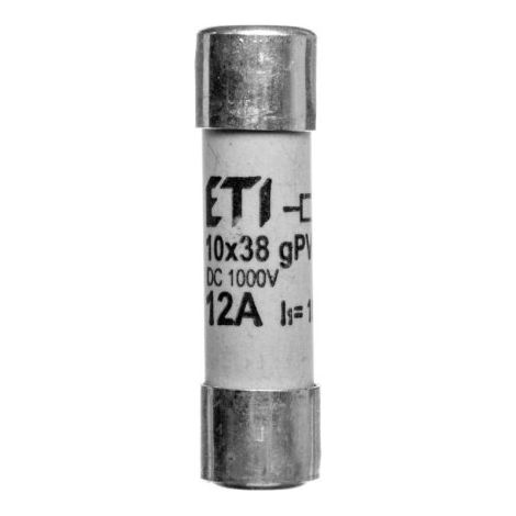 Douille Cylindrique Pv 12a - 10x38mm - 1000v Dc - Sécurité - Électricité (1/4)