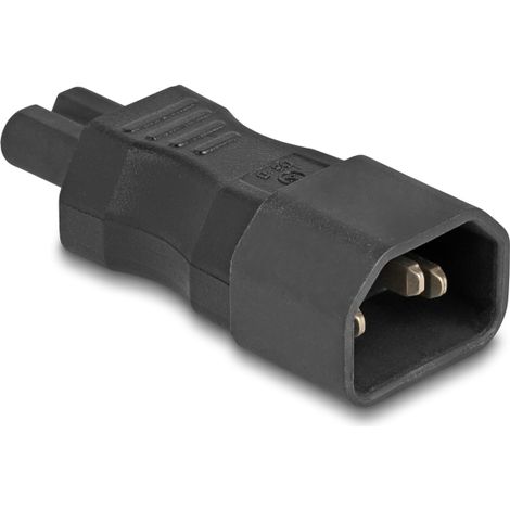 Delock Adaptador de poder IEC 60320 - C14 a C7, macho / hembra, 2,5 A, recto