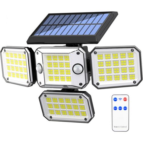 Luces solares exteriores impermeables para casa, jardín, villa, apliques LED de pared, iluminación con sensor de movimiento (1/5)